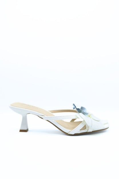 Floral Strap High Heels Moda