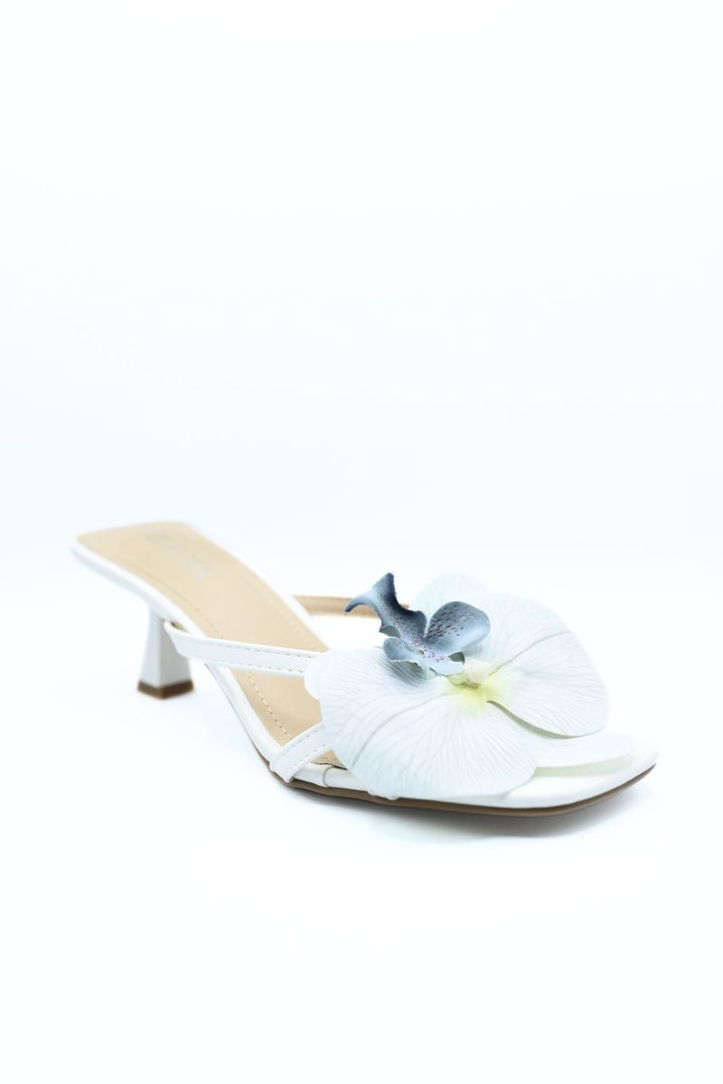 Floral Strap High Heels Moda