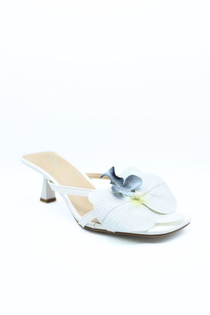Floral Strap High Heels Moda
