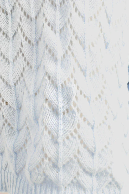 Half Sleeve Chunky Cable Knit Jumper - Shello's Creative Boutique