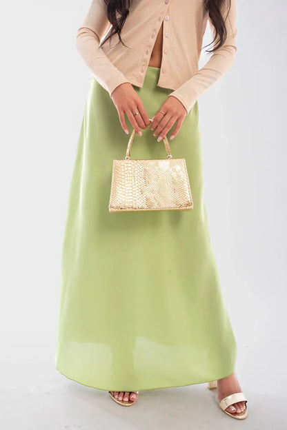 Lightweight High Waisted Maxi Skirt - Shello's Creative Boutique