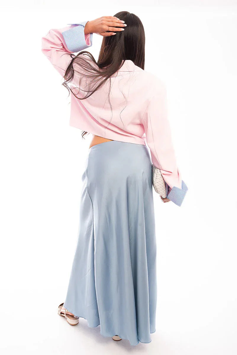 Lightweight High Waisted Maxi Skirt - Shello's Creative Boutique