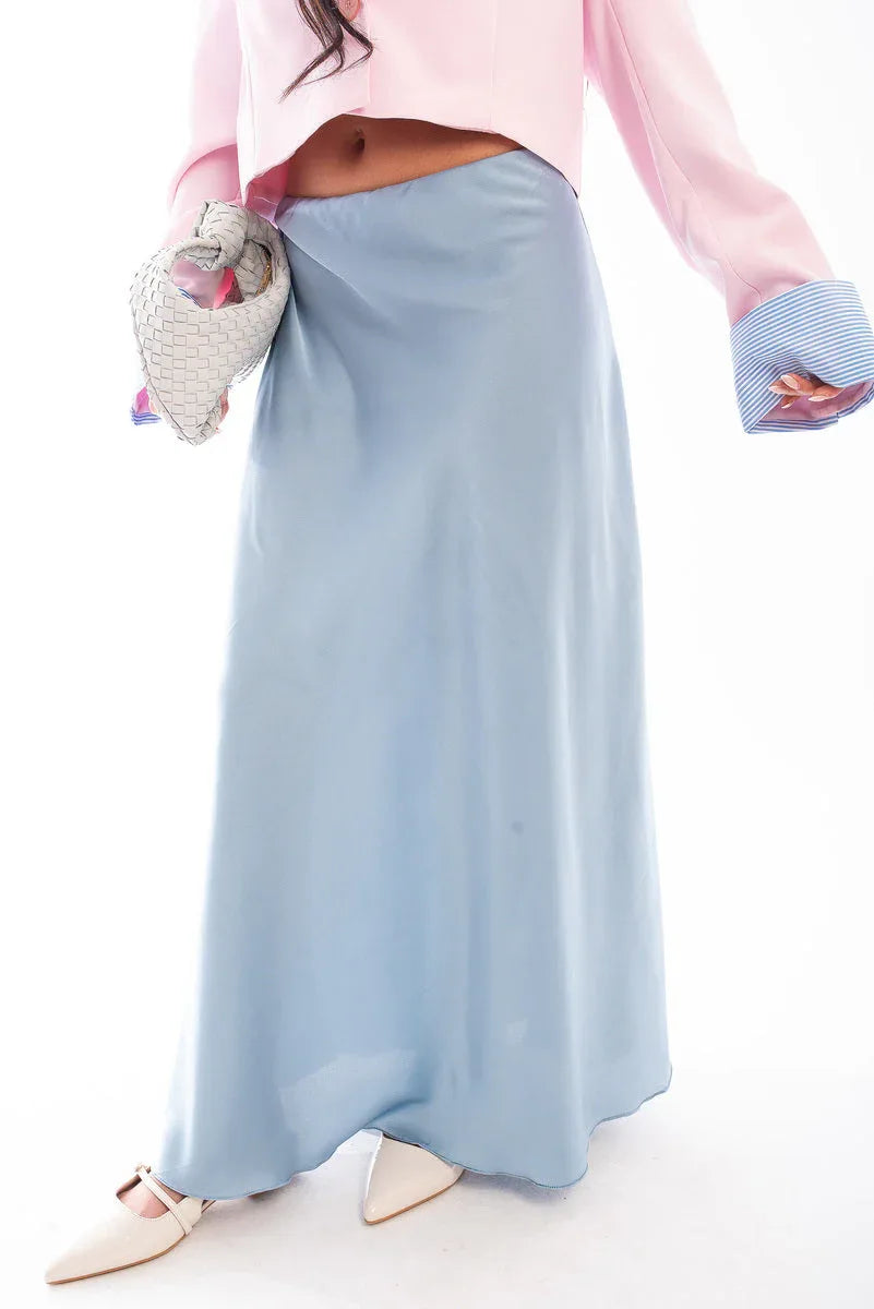 Lightweight High Waisted Maxi Skirt - Shello's Creative Boutique