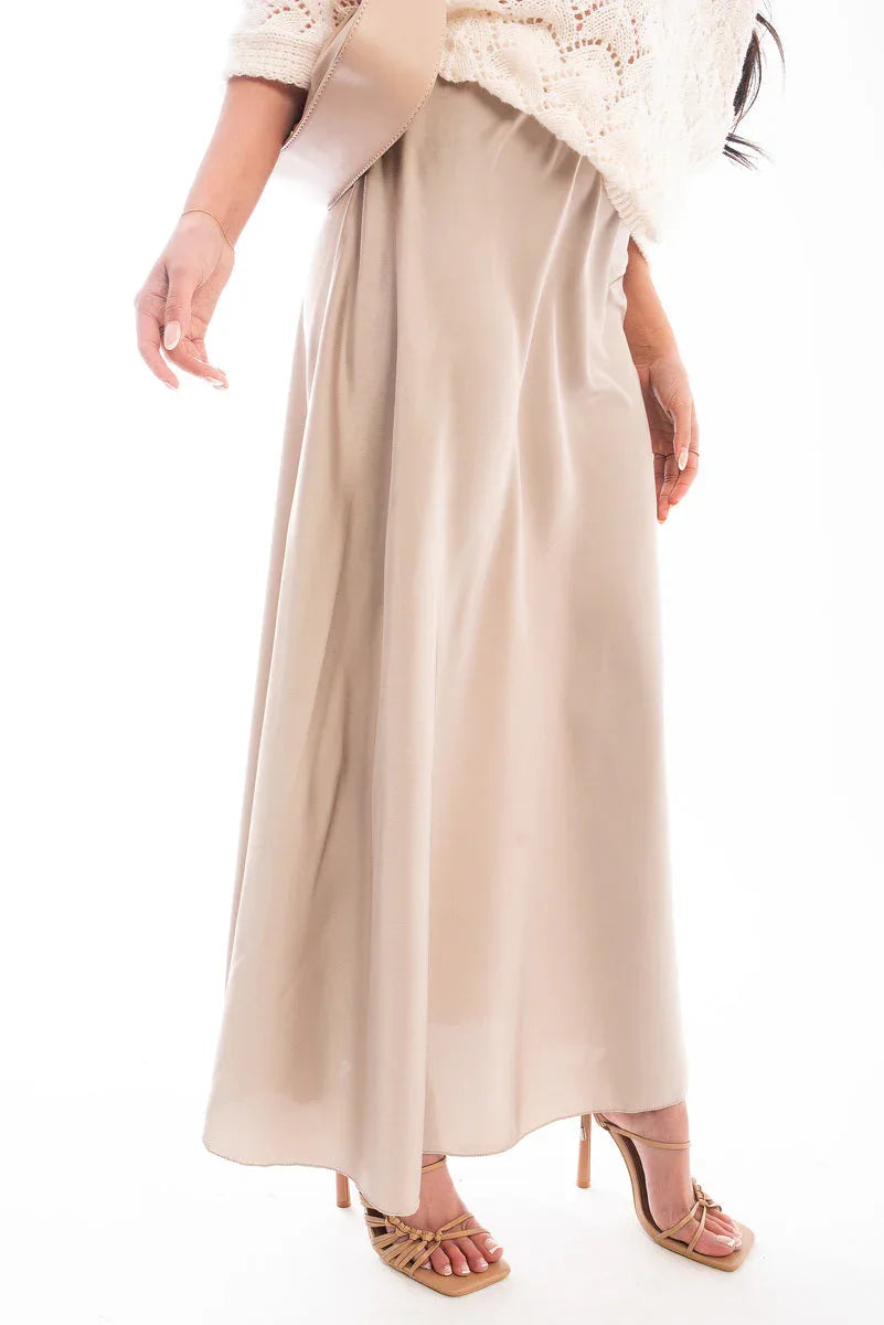 Lightweight High Waisted Maxi Skirt - Shello's Creative Boutique