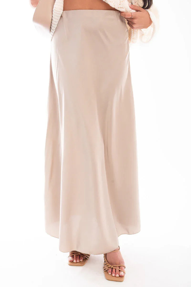 Lightweight High Waisted Maxi Skirt - Shello's Creative Boutique