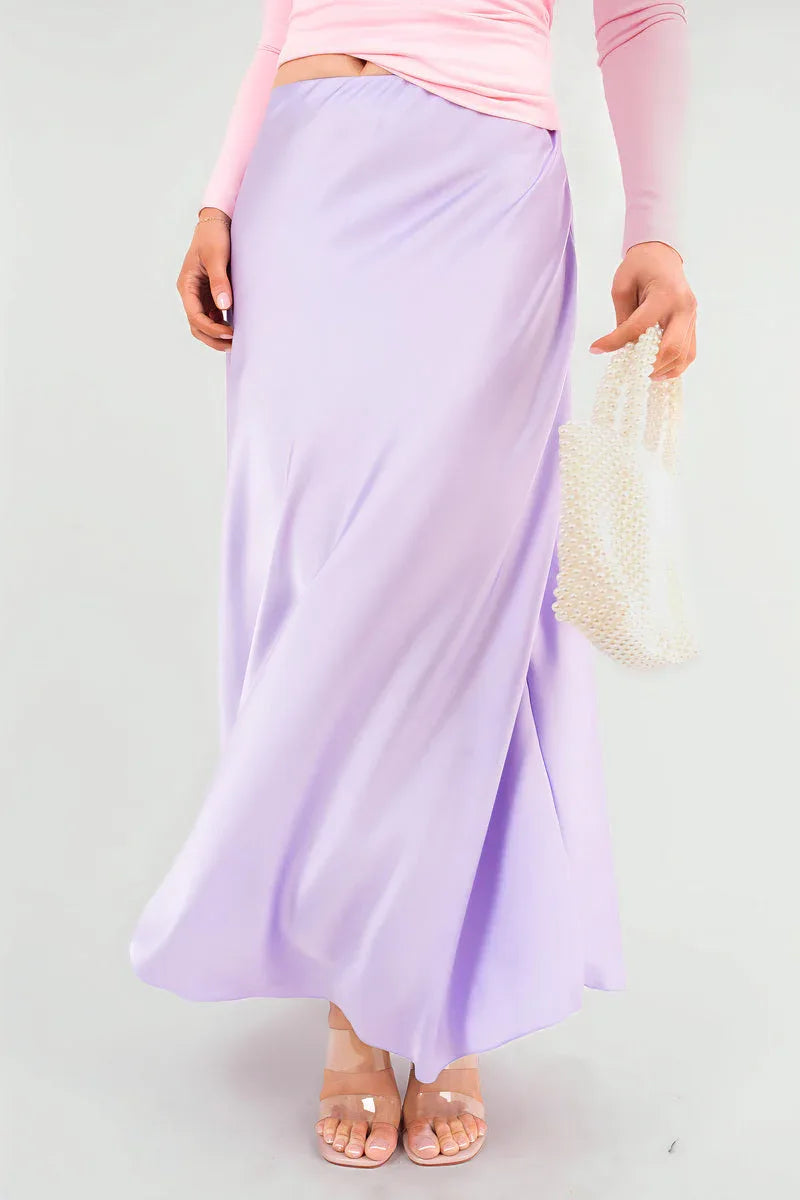 Lightweight High Waisted Maxi Skirt - Shello's Creative Boutique