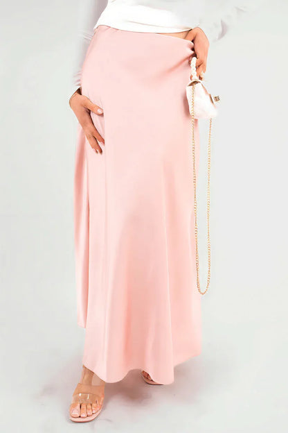 Lightweight High Waisted Maxi Skirt - Shello's Creative Boutique