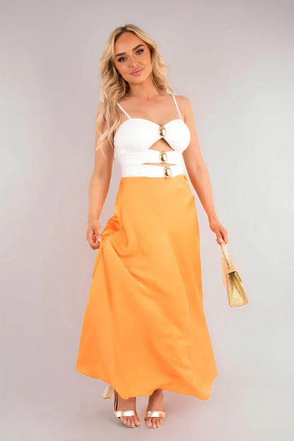 Lightweight High Waisted Maxi Skirt - Shello's Creative Boutique