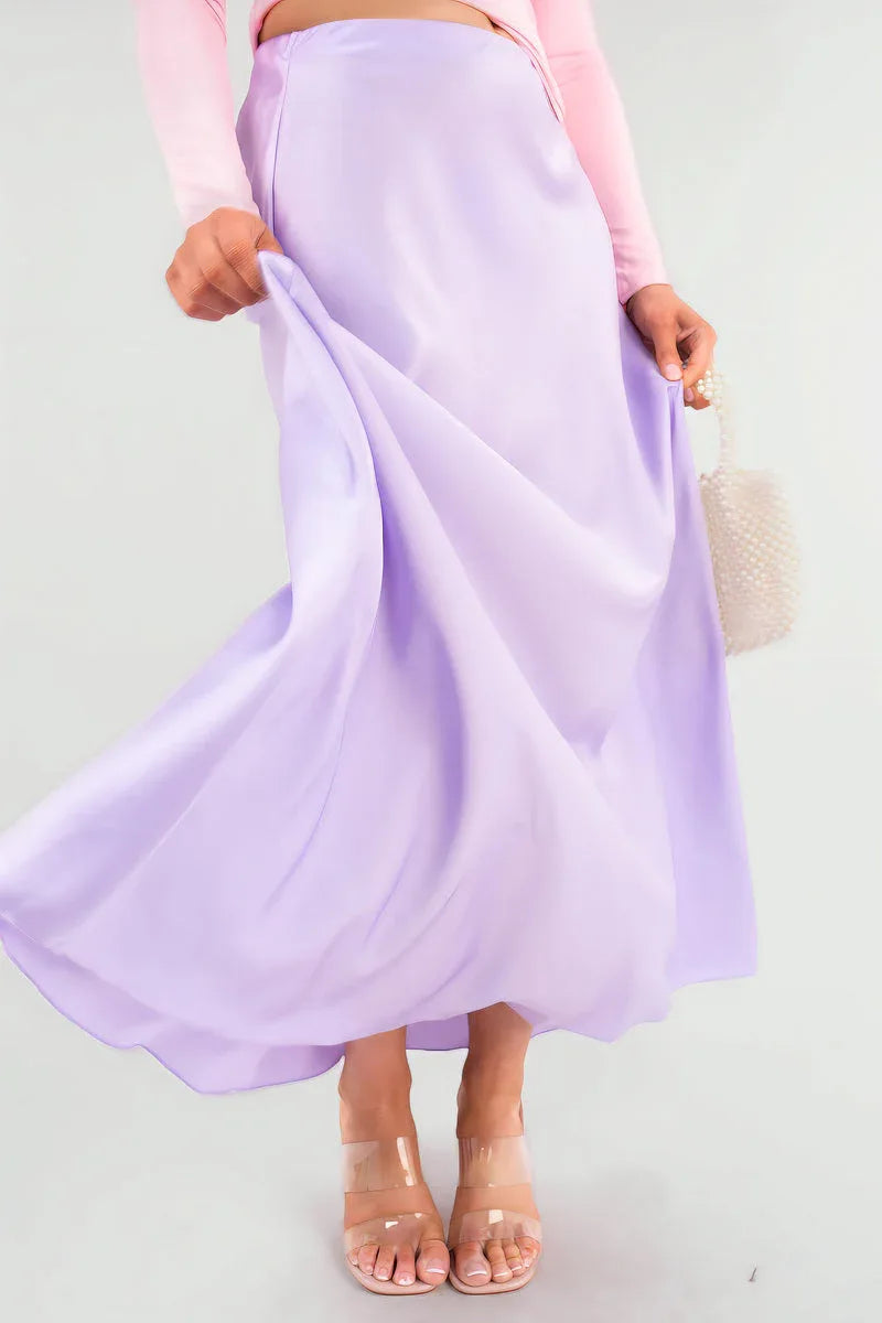 Lightweight High Waisted Maxi Skirt - Shello's Creative Boutique