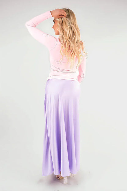 Lightweight High Waisted Maxi Skirt - Shello's Creative Boutique