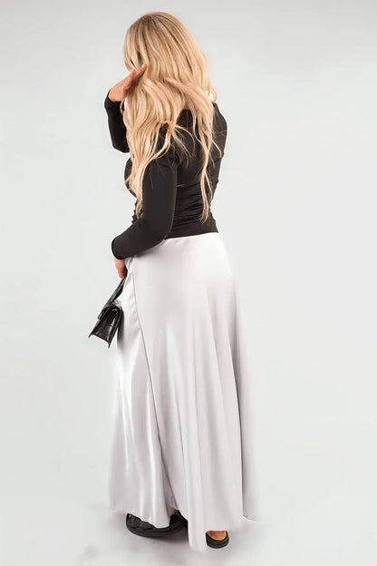 Lightweight High Waisted Maxi Skirt - Shello's Creative Boutique