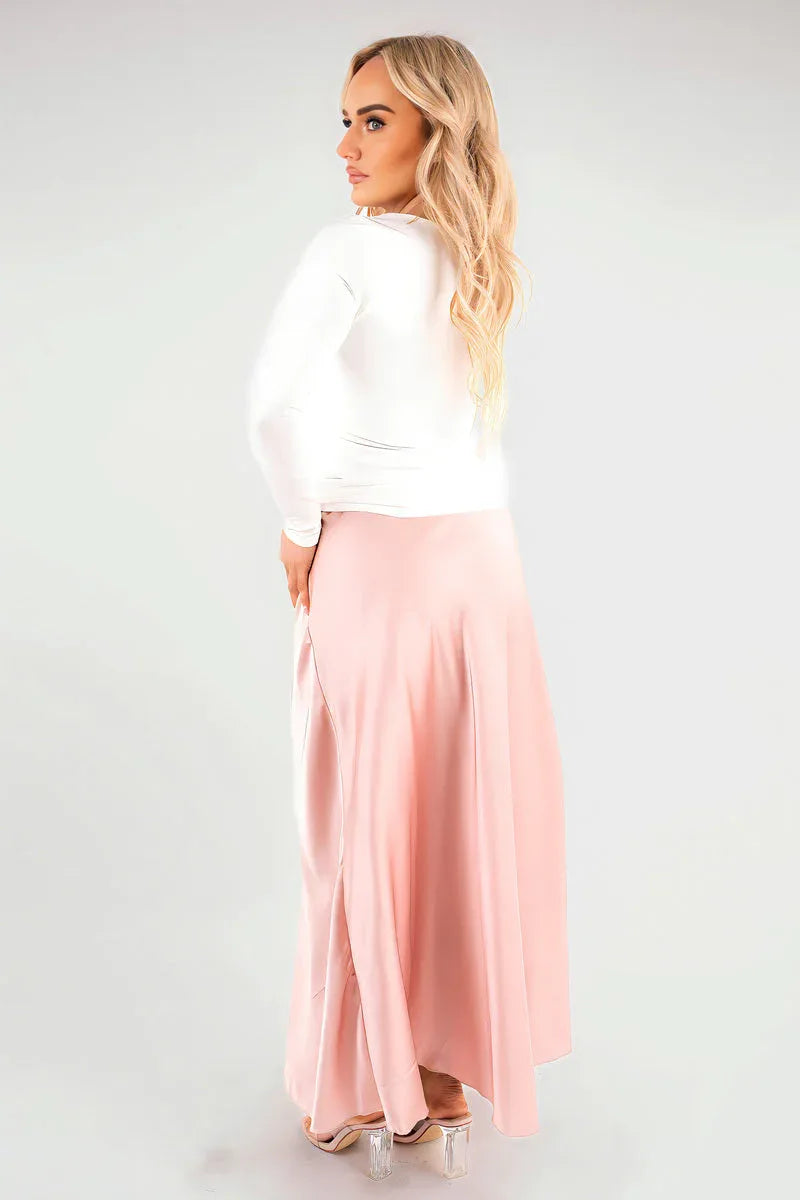 Lightweight High Waisted Maxi Skirt - Shello's Creative Boutique