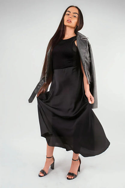 Lightweight High Waisted Maxi Skirt - Shello's Creative Boutique