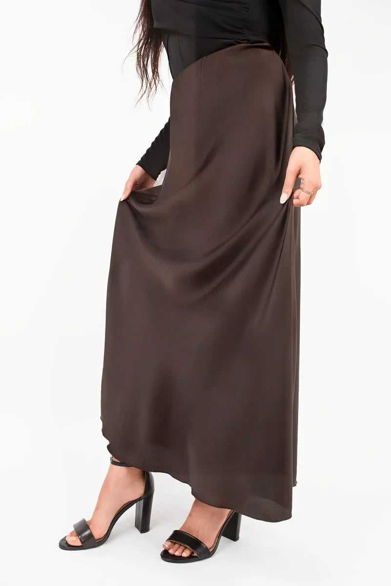 Lightweight High Waisted Maxi Skirt - Shello's Creative Boutique