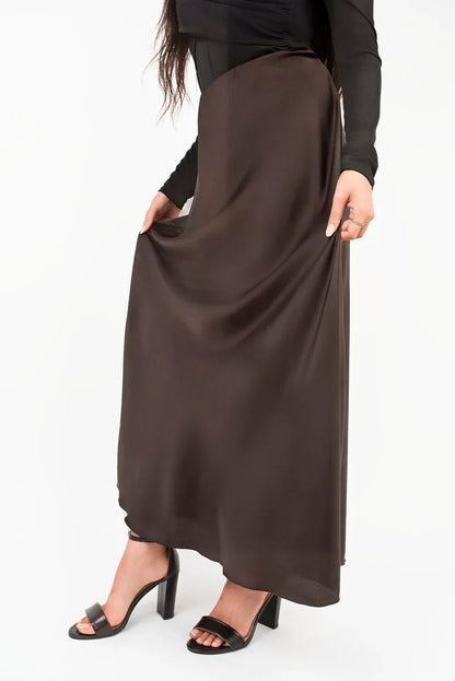 Lightweight High Waisted Maxi Skirt - Shello's Creative Boutique