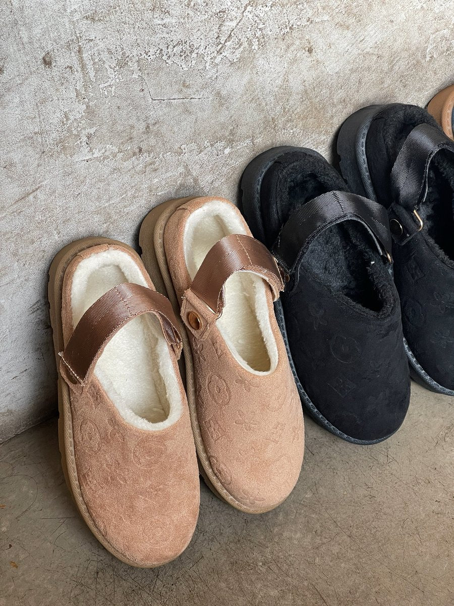 Printed Sling Back Platform Clogs Moda