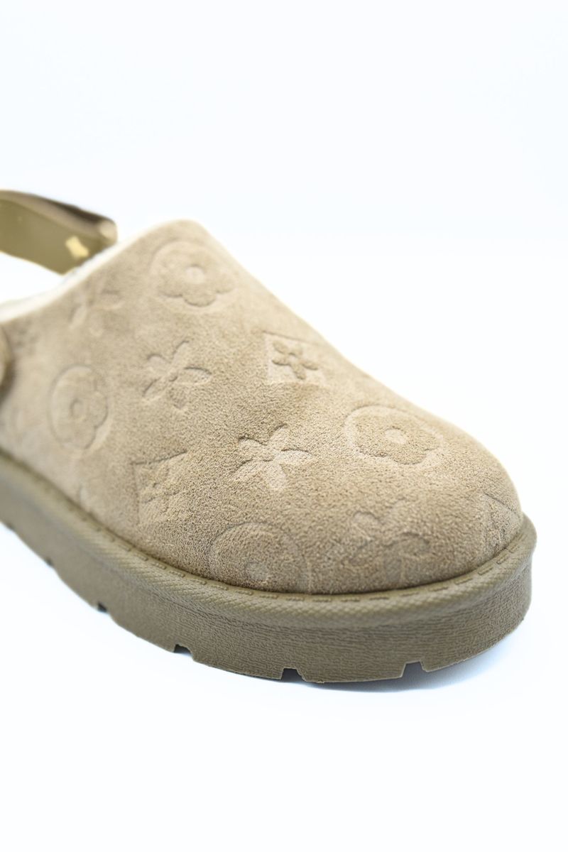 Printed Sling Back Platform Clogs Moda