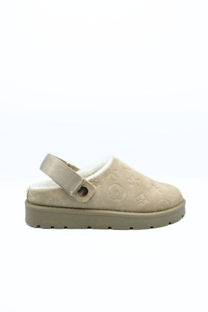 Printed Sling Back Platform Clogs Moda