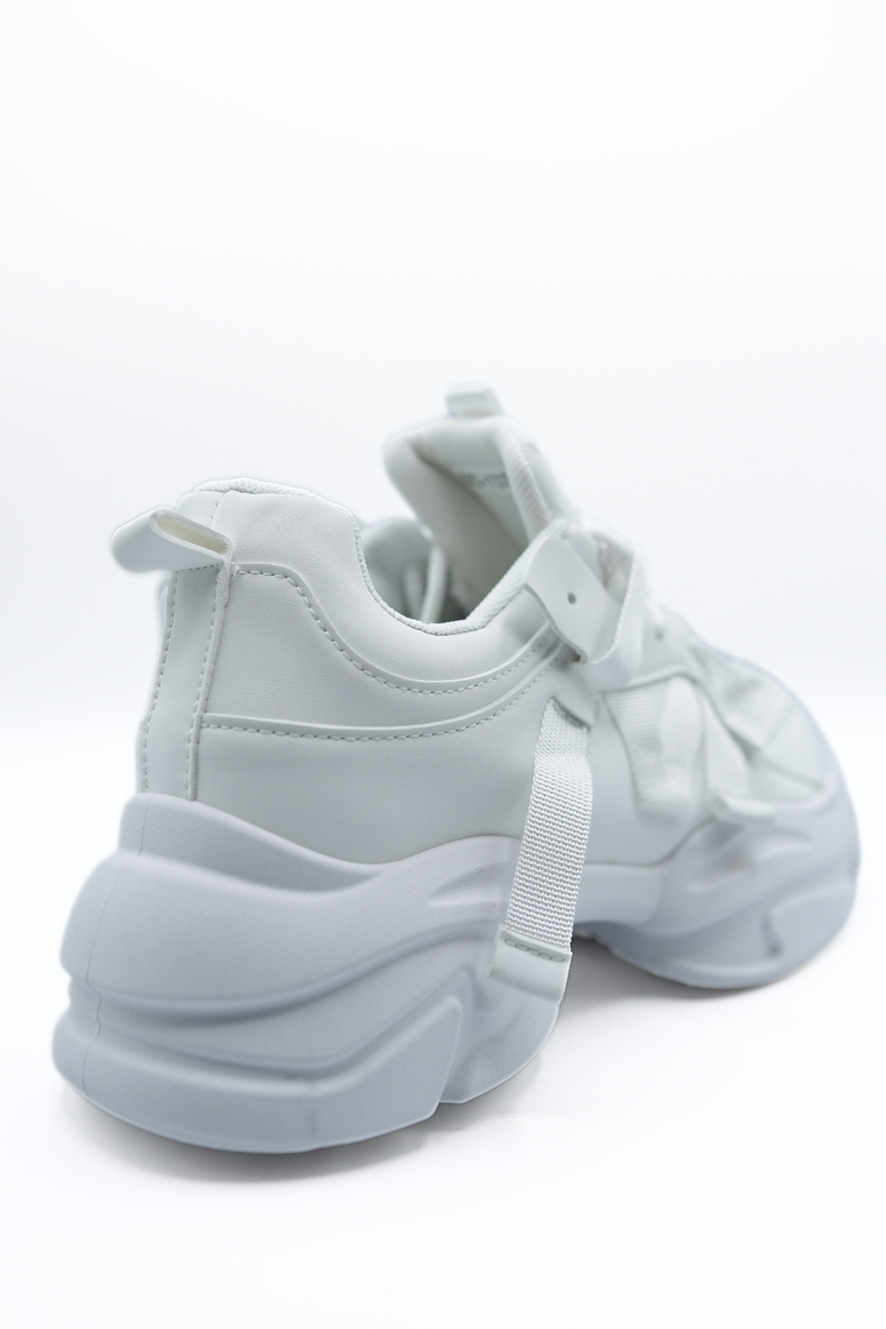 Lace Up Platform Chunky Trainers Moda