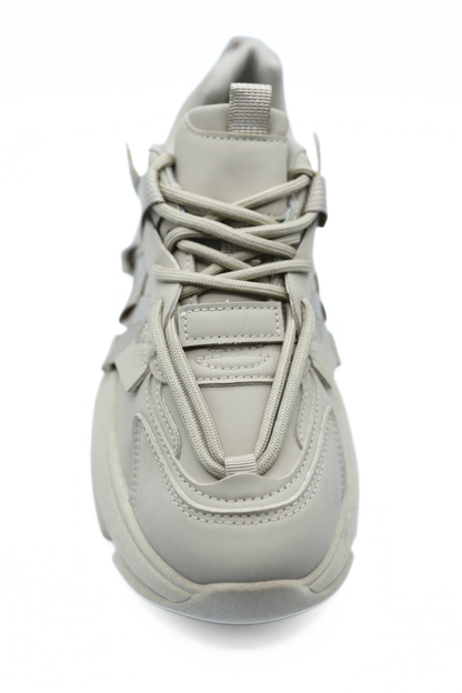 Lace Up Platform Chunky Trainers Moda