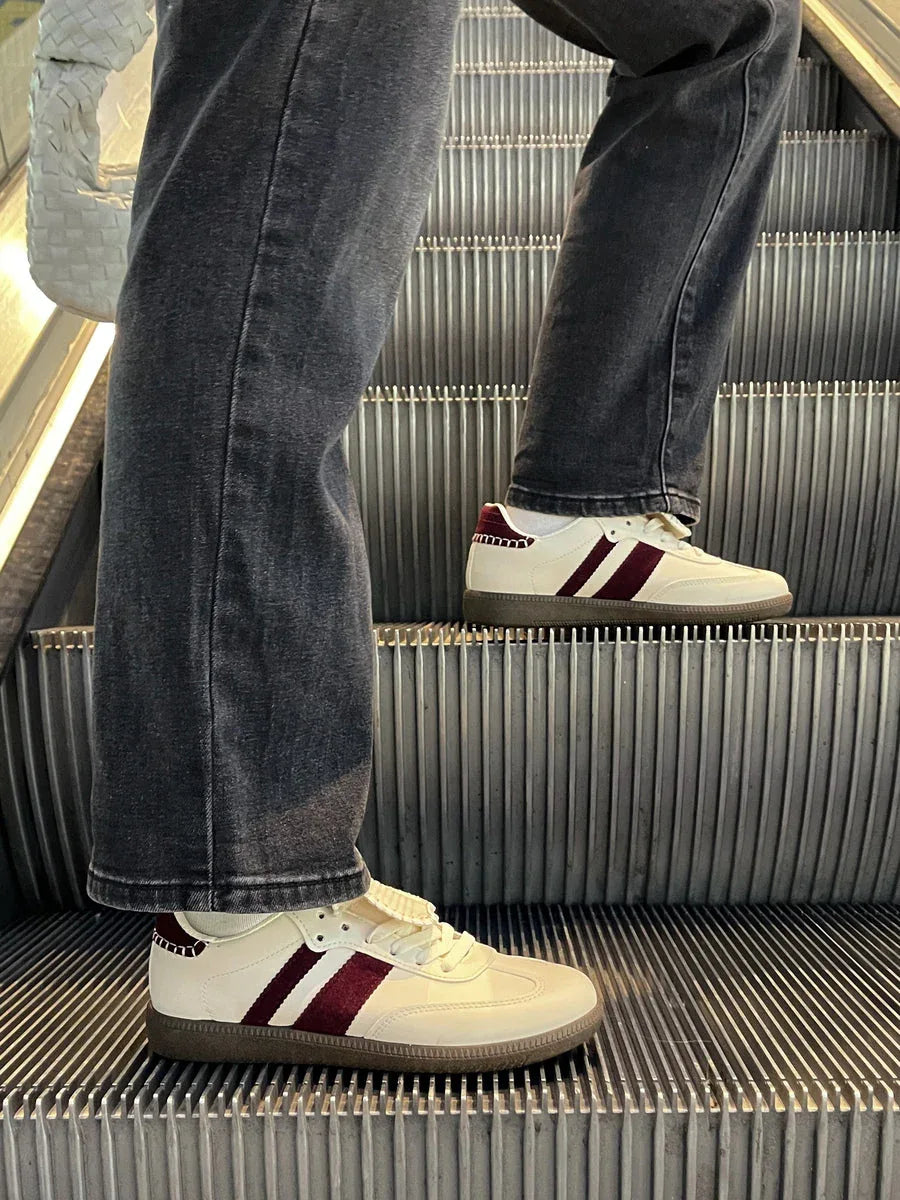 Lace-Up Flip Tongue Round Toe Trainers - Shello's Creative Boutique