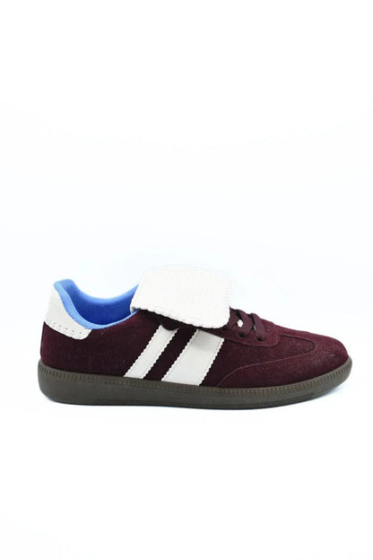 Lace-Up Flip Tongue Round Toe Trainers - Shello's Creative Boutique