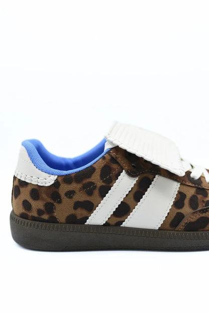 Lace-Up Flip Tongue Round Toe Trainers - Shello's Creative Boutique