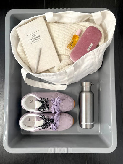 Double Contrast Lace Up Flat Trainers - Casual Everyday Sneakers - Shello's Creative Boutique