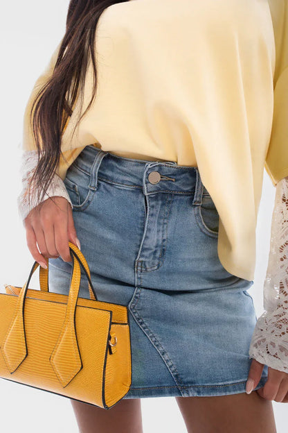 High Waisted Mini Skirt - Shello's Creative Boutique