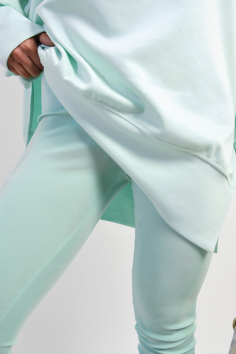 Long Sleeve Side Split Sweatshirt & Leggings Co-ord Set Moda