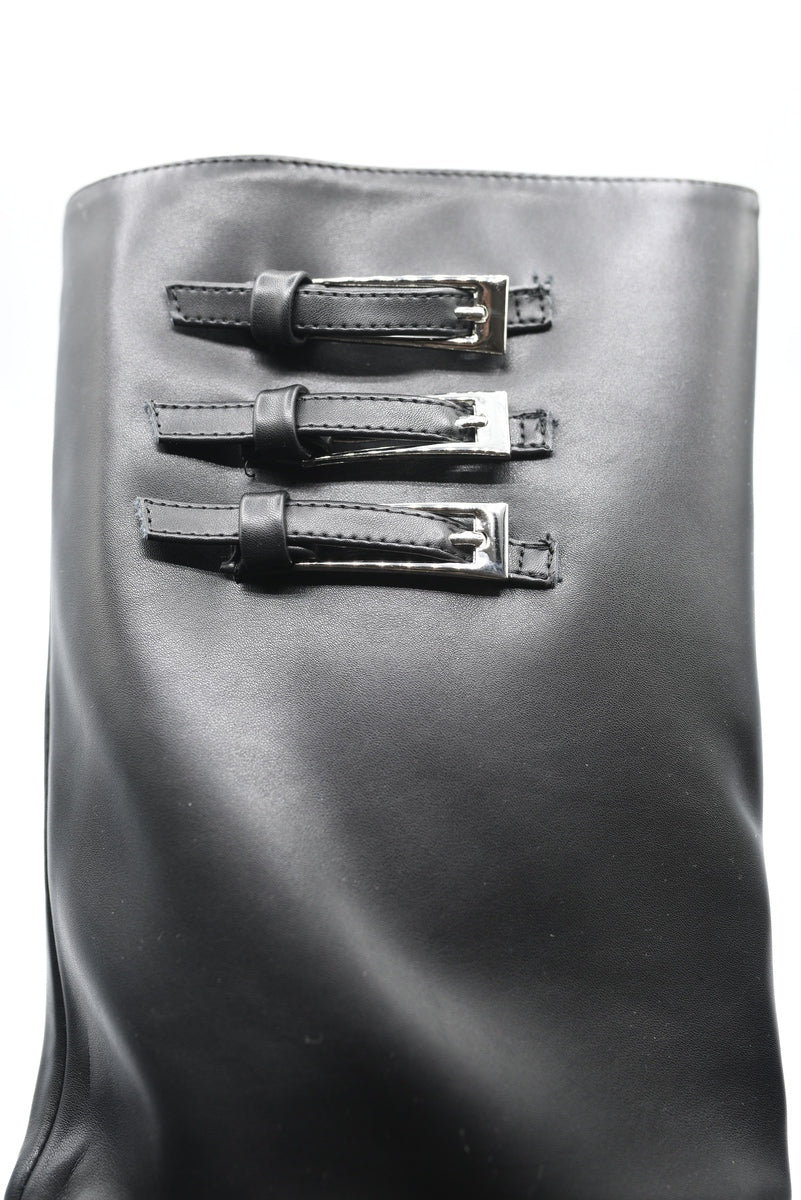 Pointed Toe Fold-Over Knee High Boots Moda