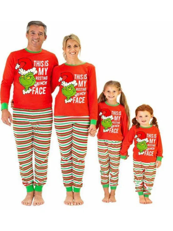 Family Matching Christmas Grinch Pajamas Set - Shello's Creative Boutique