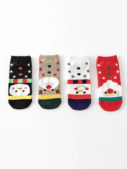 Women's Festive Knit Holiday Pattern Socks - Shello's Creative Boutique