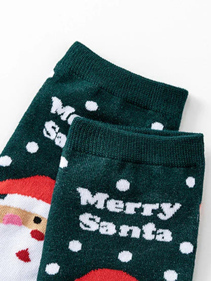 Women's Festive Knit Holiday Pattern Socks - Shello's Creative Boutique