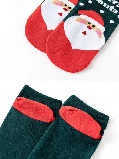 Women's Festive Knit Holiday Pattern Socks - Shello's Creative Boutique