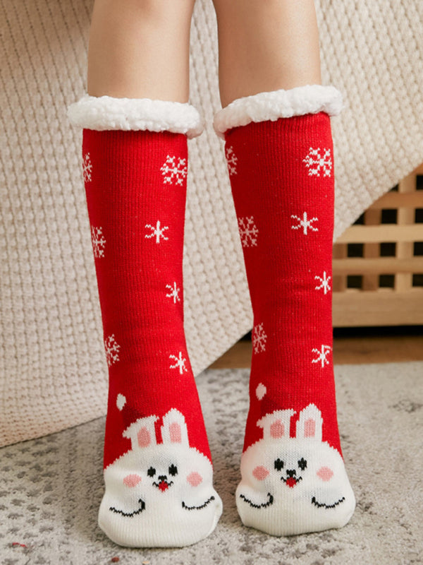 Cozy Patterned Winter Cotton Socks Shello's Creative Boutique