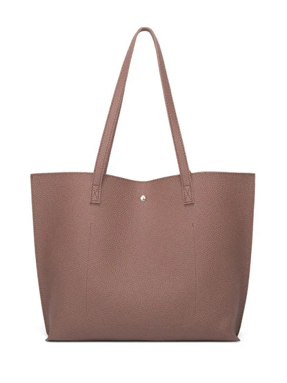 Tassel Shoulder Tote Bag - Large Capacity Zip Bag for Everyday Use - Shello's Creative Boutique