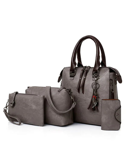 New Fashion Messenger Bag Set - Four-Piece Retro Mother-in-Chief Handbag - Shello's Creative Boutique