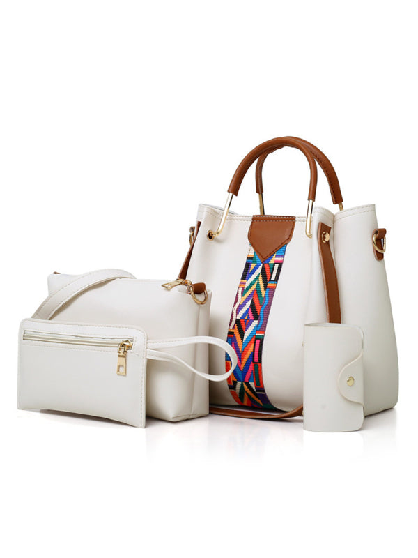 Four-piece mother-in-law bag portable shoulder messenger bag bucket bag Shello's Creative Boutique