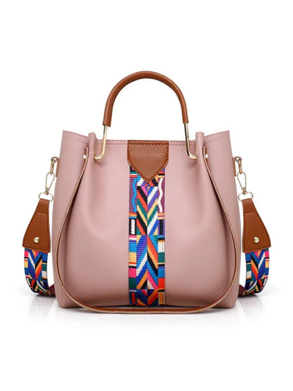 Fashion Zip Bag Set - Four-Piece Handheld Shoulder Messenger & Bucket Bag - Shello's Creative Boutique
