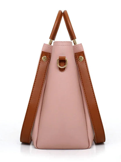 Fashion Zip Bag Set - Four-Piece Handheld Shoulder Messenger & Bucket Bag - Shello's Creative Boutique