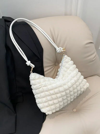Women New Soft Square Underarm Bag - Simple Solid Color Handbag - Shello's Creative Boutique