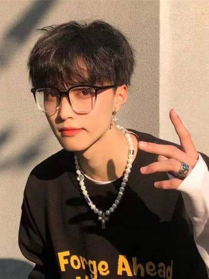 New style anti-blue light large frame fashion glasses Shello Creative Boutique