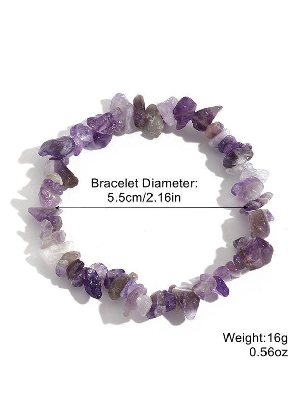 Bohemian Colorful Gravel Bracelet Natural Stone Bracelet Shello Creative Boutique
