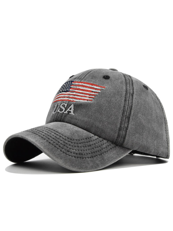 New hat embroidered letters simple unisex peaked cap