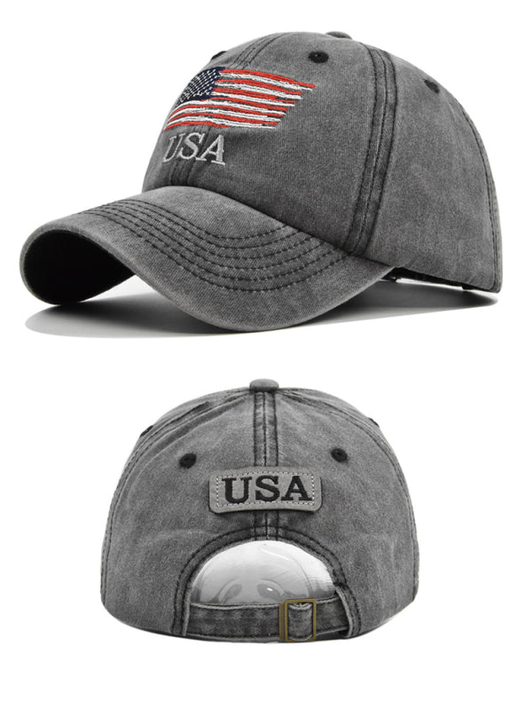 New hat embroidered letters simple unisex peaked cap