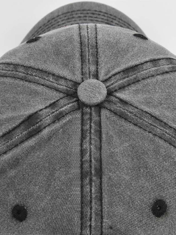New hat embroidered letters simple unisex peaked cap