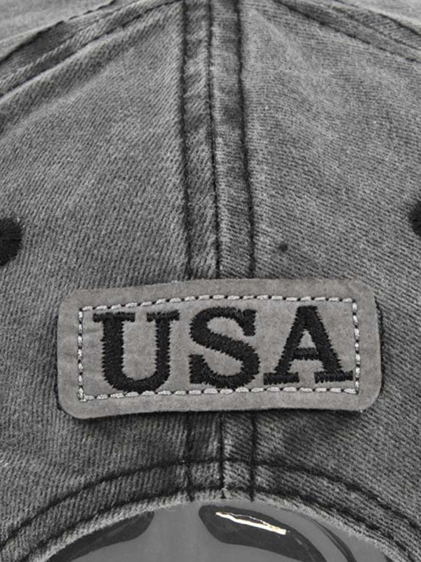 New hat embroidered letters simple unisex peaked cap