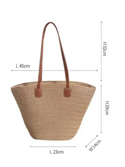 Women's Beach Tote Bag - New Large Capacity Holiday Commuter Tote Bag - Shello's Creative Boutique