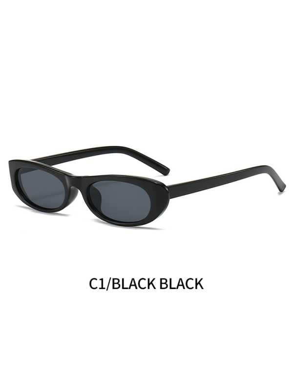 New women's oval sunglasses fashionable and versatile macaron color sunglasses Shello's Creative Boutique